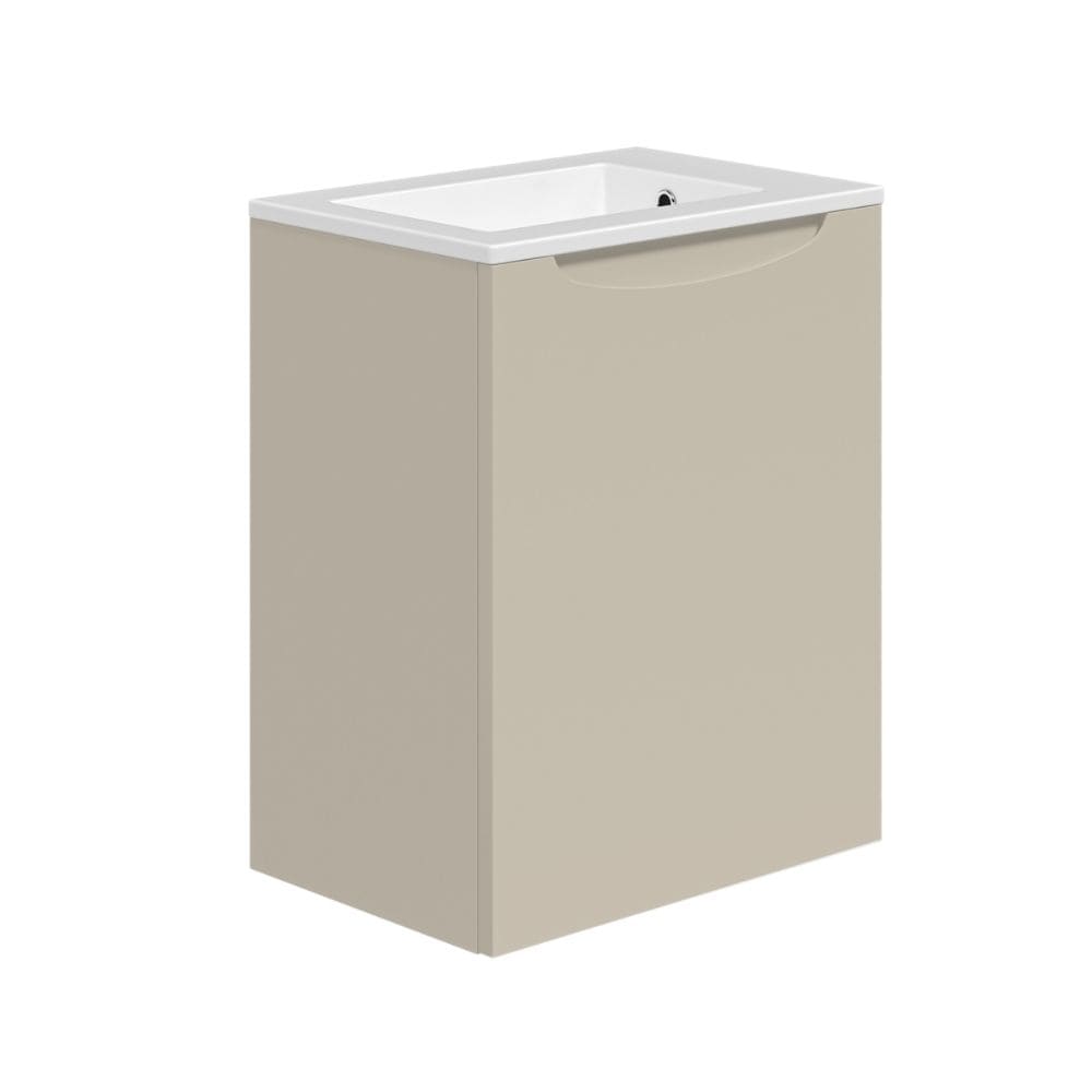 Alterna BENE Møbelpakke 2-i-1 inkl. servantskap og servant Lys beige matt / 50cm Alterna Møbelpakke bad DAL-1482273