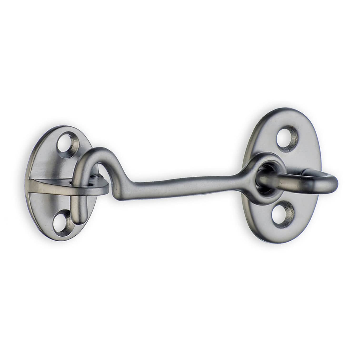 Beslagsboden 295/296 Hasp Børstet krom / 100mm Beslagsboden Hasp SM-BK296M