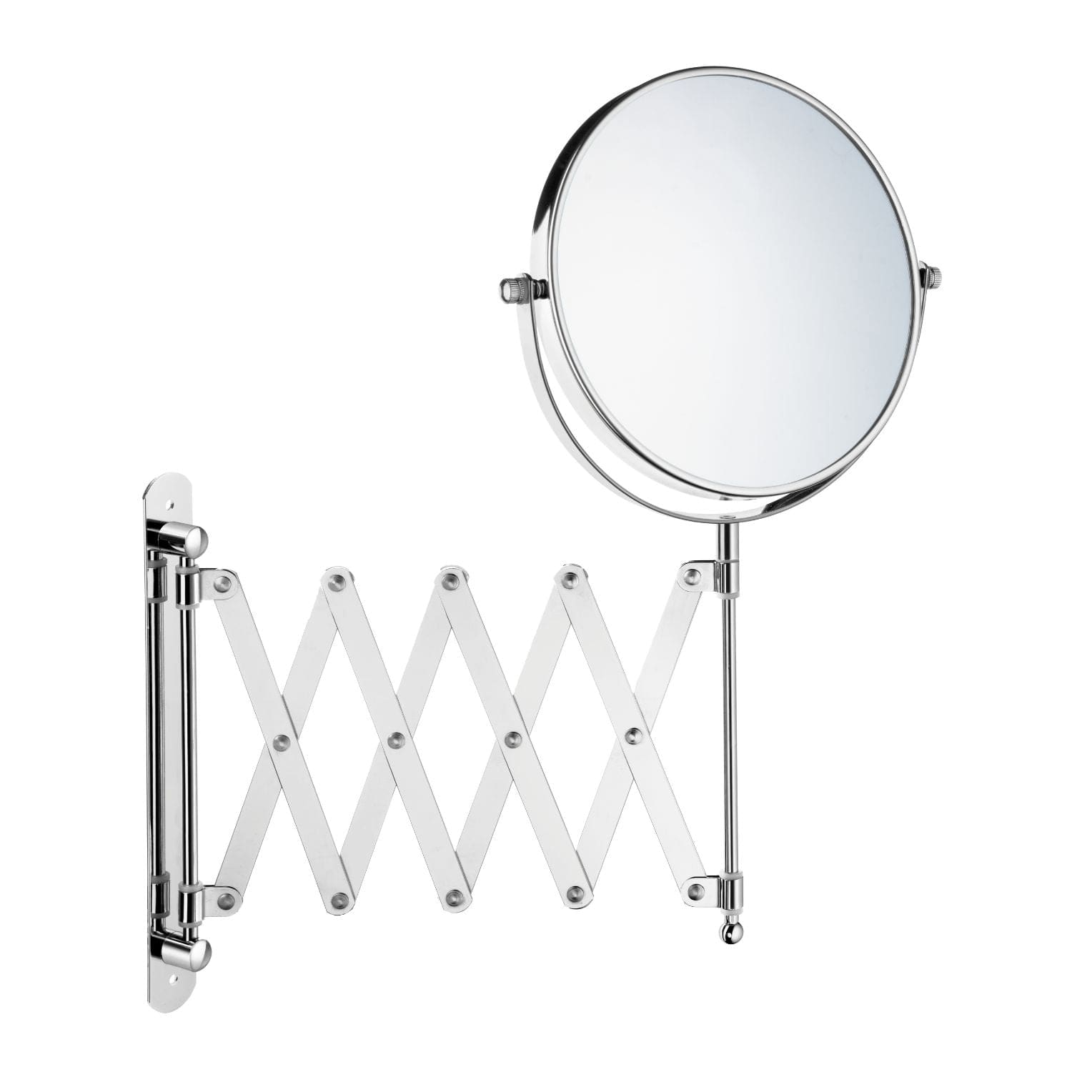 Beslagsboden Glow 632 Sminkespeil med uttrekkbar arm Krom Beslagsboden Sminkespeil SM-Z632