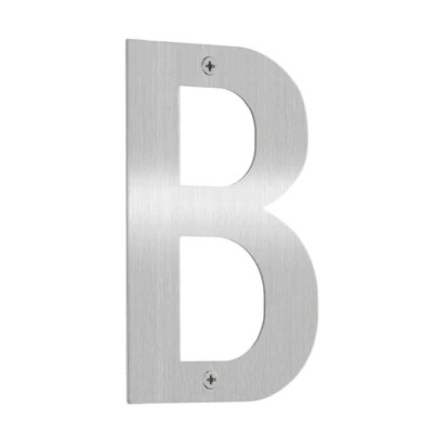 Beslagsboden Rustfri Husbokstav H12cm Børstet stål / B Beslagsboden Husnummer SM-B951