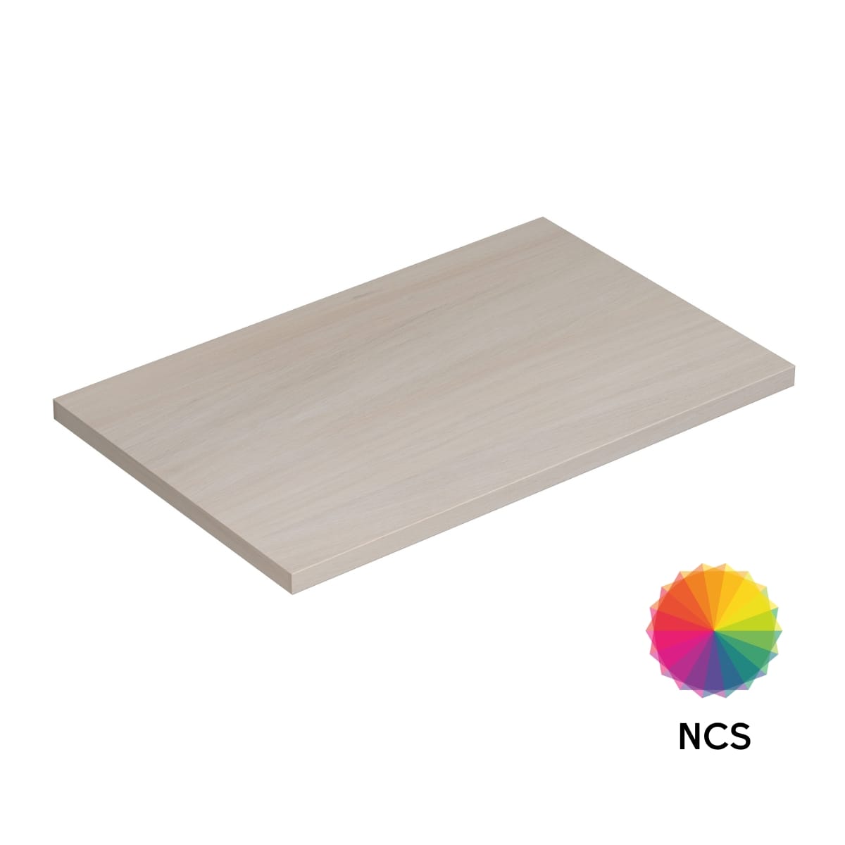 Dansani CALIDRIS Benkeplate B40-240xH3xD51cm NCS eik / 80cm Dansani Benkeplate bad DA-187508066