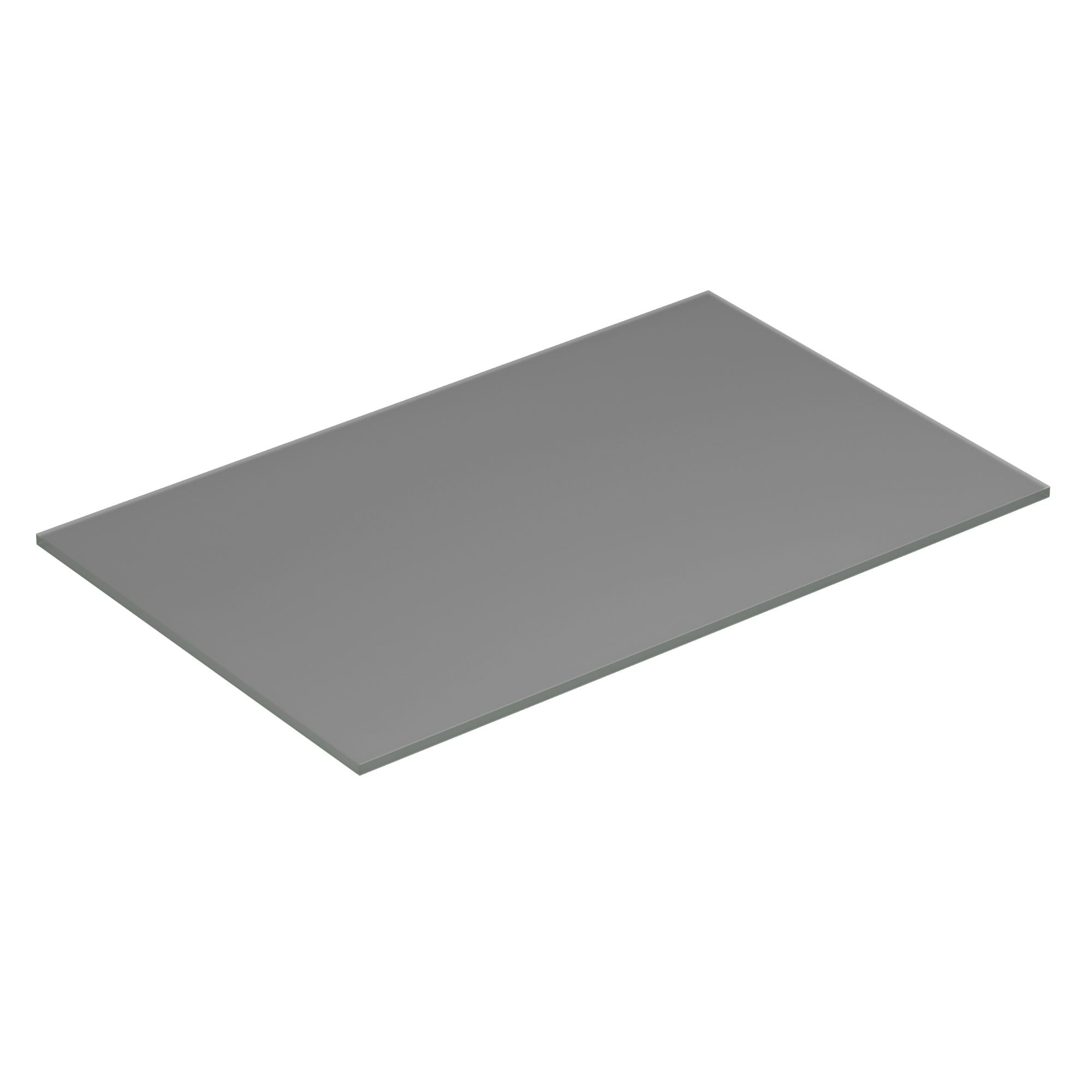 Dansani Calidris Form Topplate B40-232xH1xD50cm Lys grå matt / 80cm Dansani Benkeplate bad DA-630808002