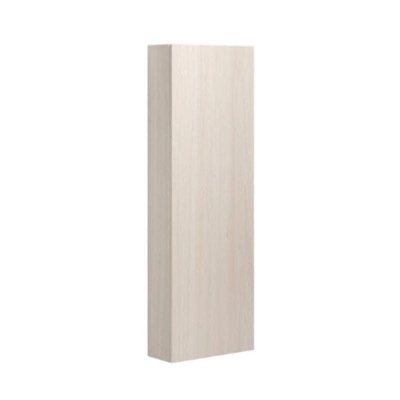 Dansani Calidris Glatt Høyskap 1 dør D16cm Hvit eik / 120cm / Høyre hengslet Dansani Høyskap bad DA-C63-1175