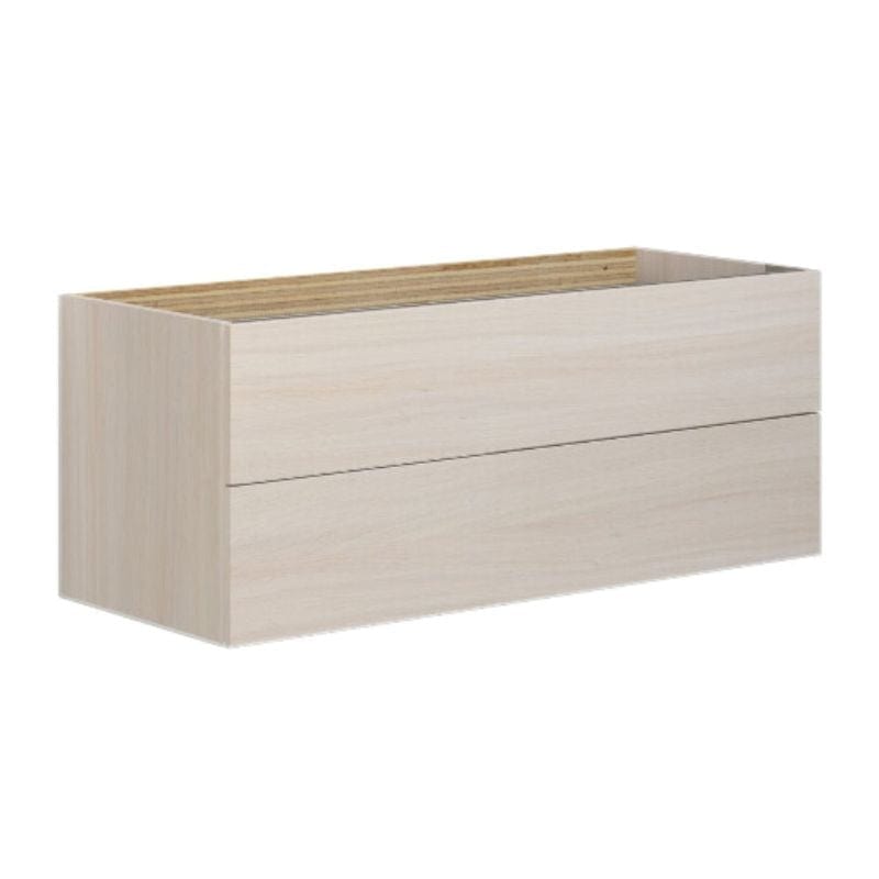 Dansani Calidris Glatt Servantskap D40cm 2 skuff Hvit eik / 100cm Dansani Servantskap DA-C08-1075