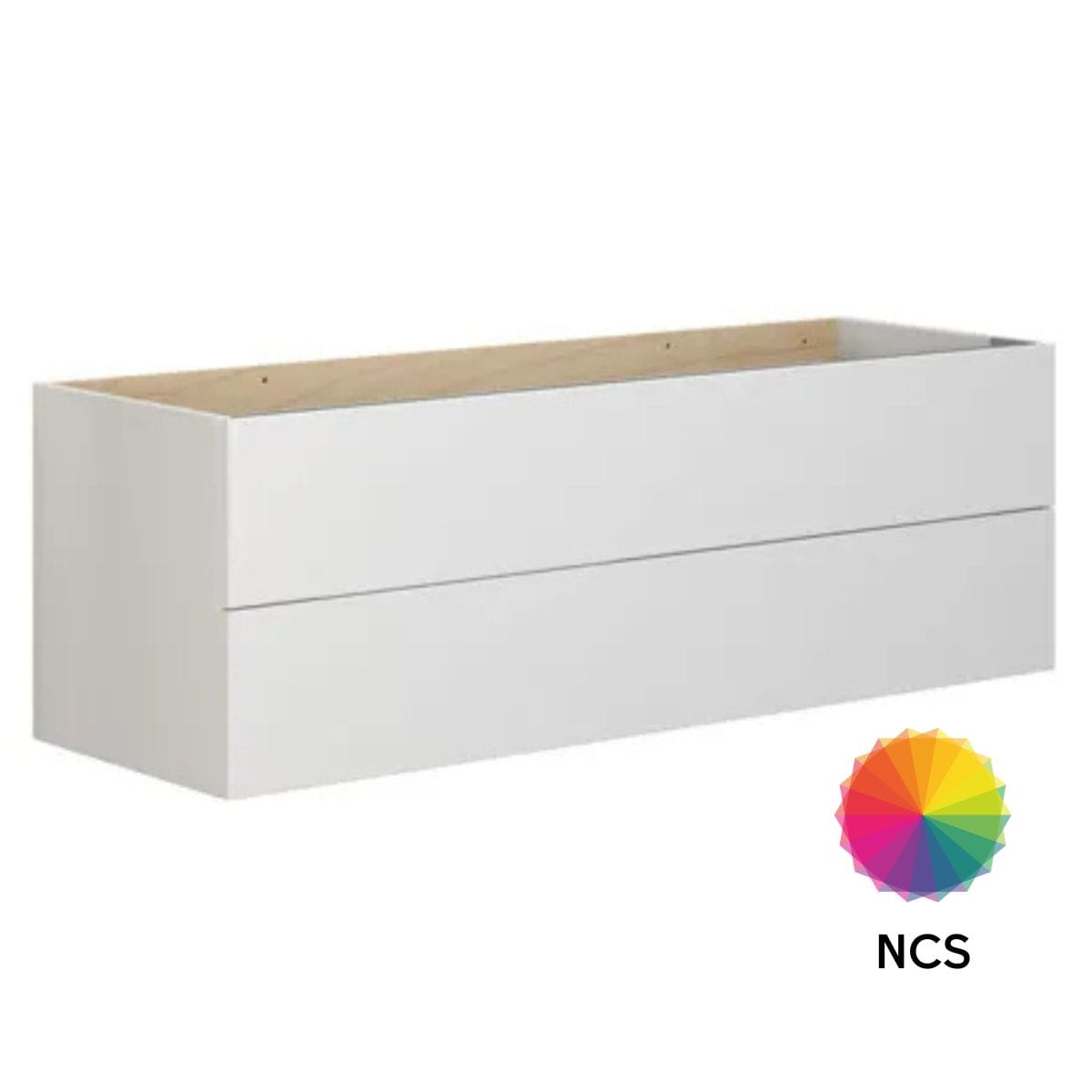 Dansani Calidris Glatt Servantskap D40cm 2 skuff NCS eik / 120cm dobbel Dansani Servantskap DA-C10-1066