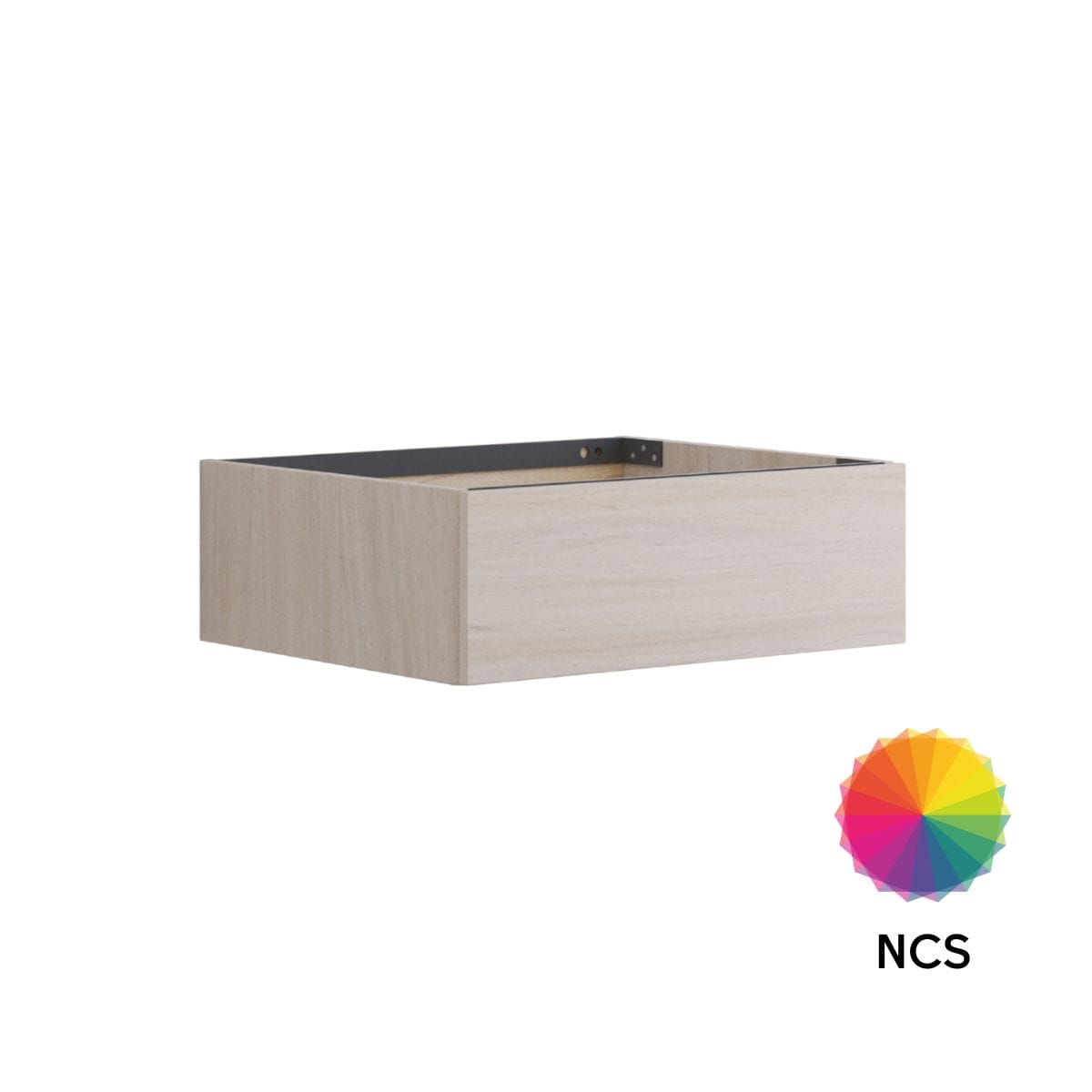 Dansani Calidris Glatt Skap 1 skuff D50cm NCS eik / 60cm / 20cm Dansani Sideskap bad DA-C83-1066