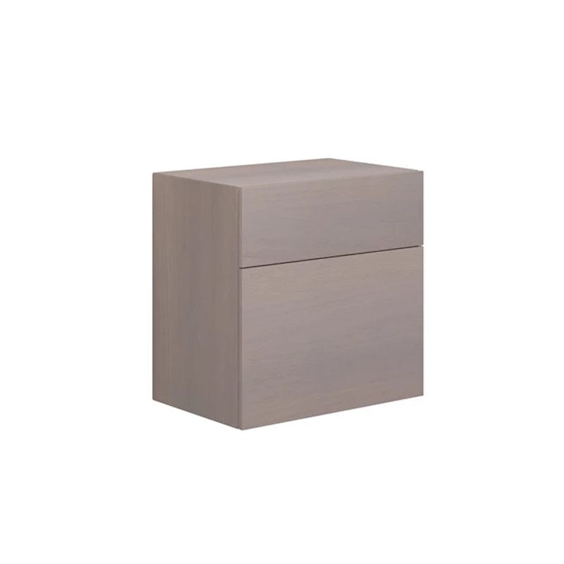 Dansani Calidris Glatt Skap 2 skuff D40cm - ekstra høy underskuff Grå eik / 60cm Dansani Sideskap bad DA-C48-1076