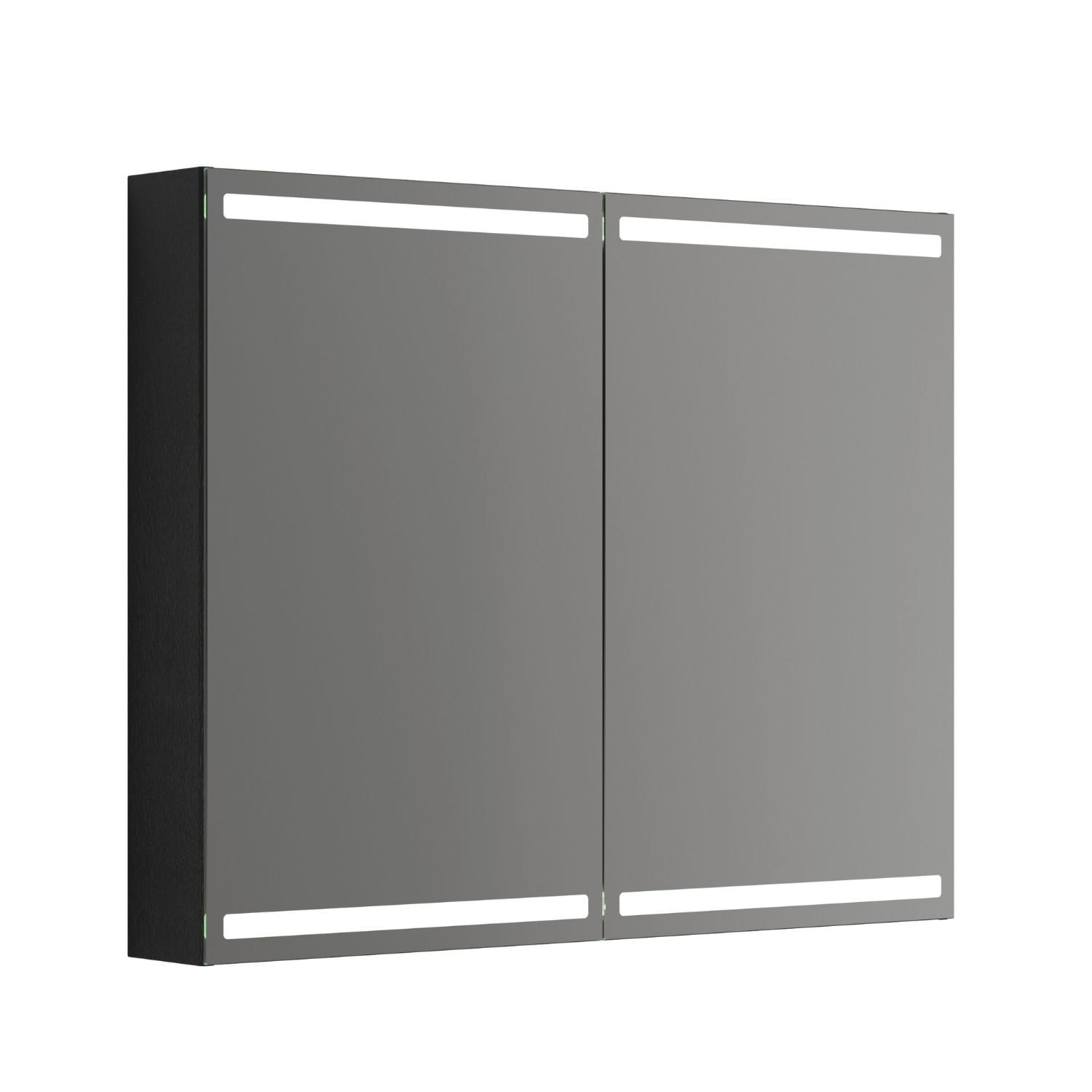 Dansani Calidris Parallel Speilskap Eik noir / 100cm 2 dører Dansani Speilskap DA-S840-144