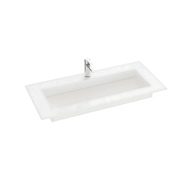 Dansani Inzo Angular Servant B60-165xH1,20xD45,50cm Blanco Zeus / 100cm Dansani Møbelservant DA-338810111