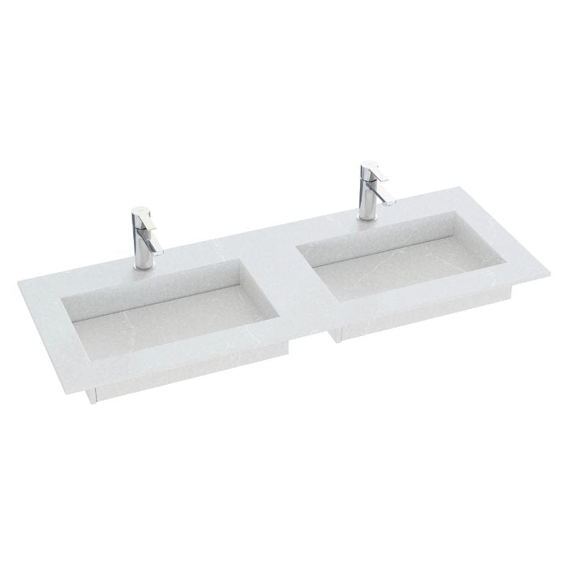 Dansani Inzo Angular Servant mål D45,50cm Desert Silver / 200-219cm dobbel Dansani Møbelservant DA-338820513