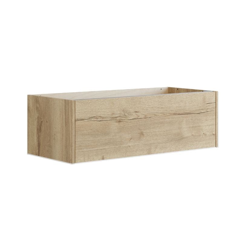 Dansani Inzo Classic Glatt Underskap 1 skuff B60-120xH32xD44cm Natur eik / 100cm Dansani Sideskap bad DA-T13-1049