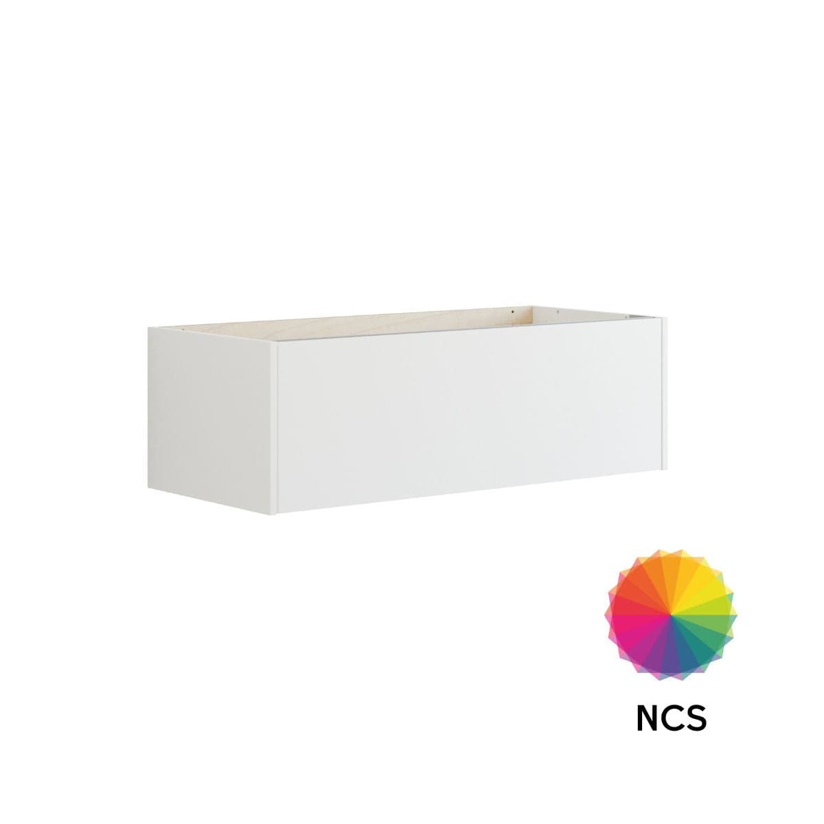 Dansani Inzo Classic Glatt Underskap 1 skuff B60-120xH32xD44cm NCS farge / 100cm Dansani Sideskap bad DA-T13-1099
