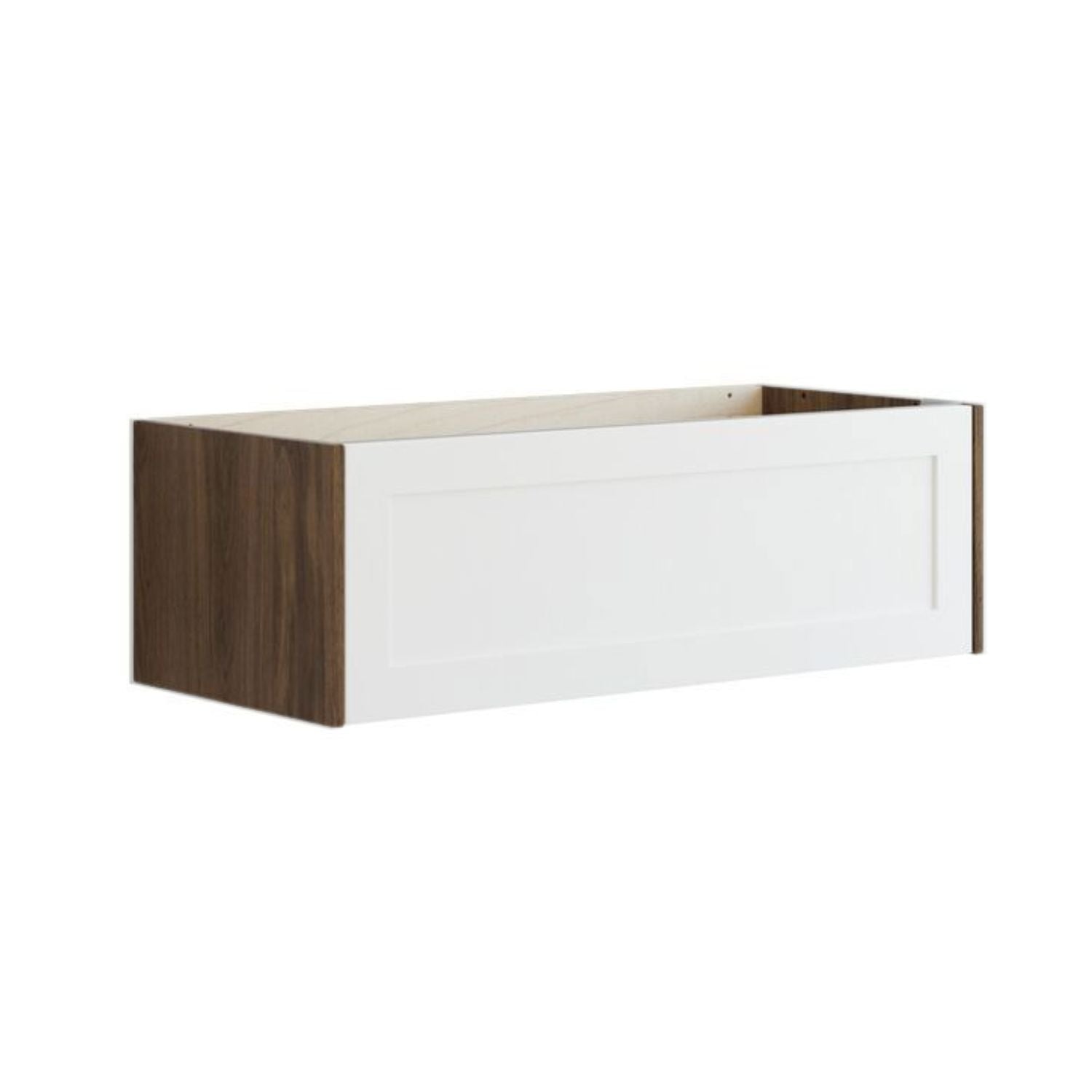 Dansani Inzo Classic Ramme Servantskap 1 skuff Brun eik/hvit matt / 100cm Dansani Servantskap DA-T03-3015