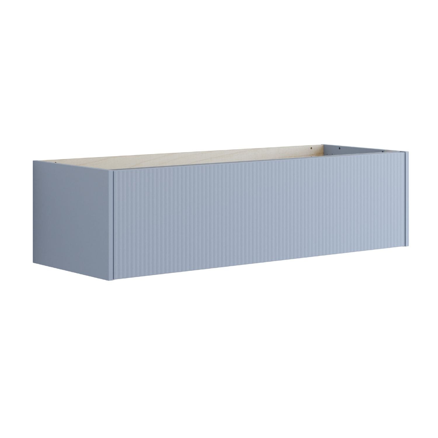 Dansani INZO Classic Servantskap 1 skuff B60-120xH32xD44cm Lyseblå matt / 120cm / Stripet Dansani Servantskap DA-T04-N016