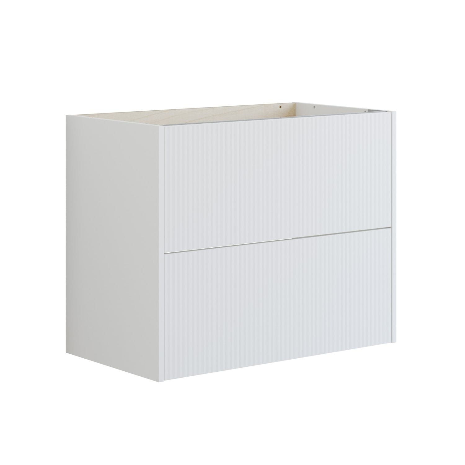 Dansani Inzo Classic Servantskap 2 skuff B60-120xH64xD44cm Stripet / Hvit matt / 80cm Dansani Servantskap DA-T07-N010