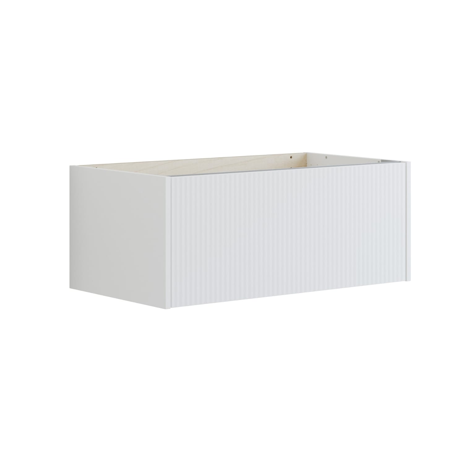 Dansani Inzo Classic Underskap 1 skuff B60-120xH32xD44cm Hvit matt / 80cm / Stripet Dansani Sideskap bad DA-T12-N010
