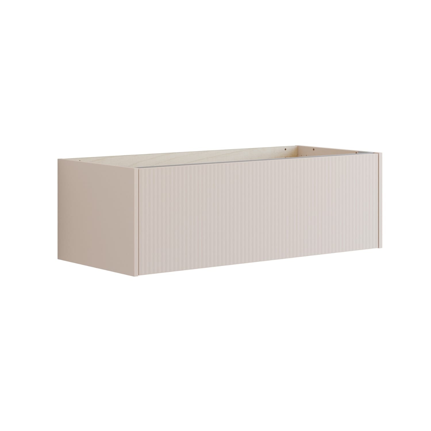 Dansani Inzo Classic Underskap 1 skuff B60-120xH32xD44cm Sand matt / 100cm / Stripet Dansani Sideskap bad DA-T13-N034