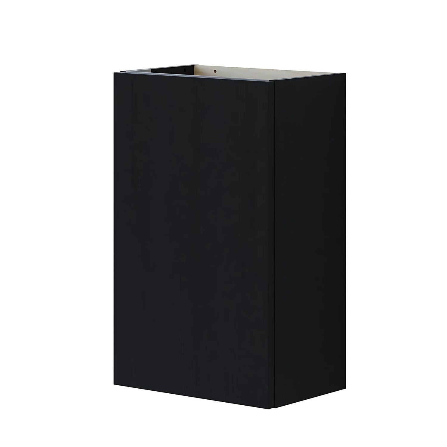 Dansani Inzo Glatt Servantskap Slim 1 Dør B40xH64xD26cm Svart eik / Venstre hengslet Dansani Servantskap DA-U01-1250