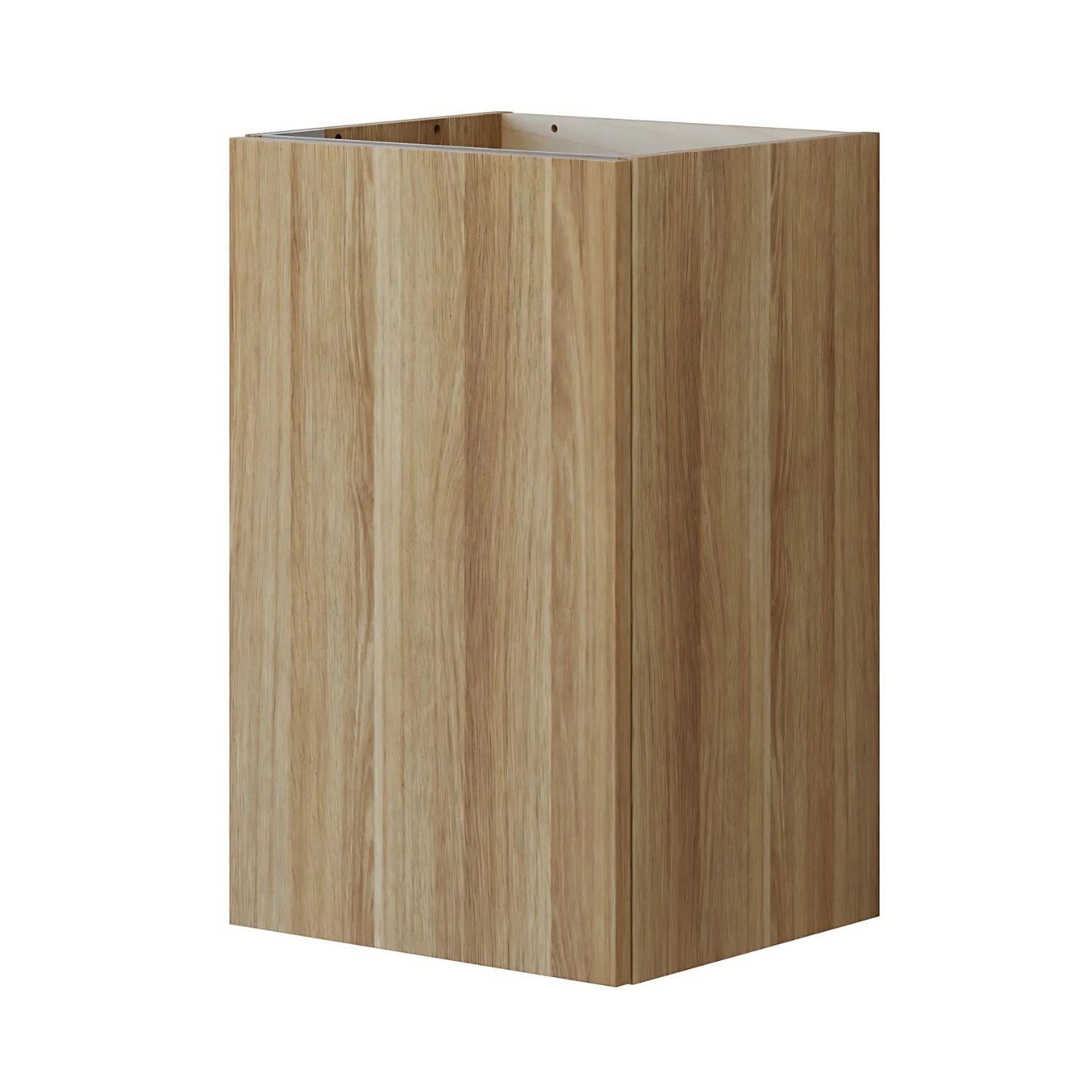 Dansani Inzo Glatt Servantskap Slim 1 Dør B40xH64xD35cm Varm eik / Venstre hengslet Dansani Servantskap DA-U02-1255