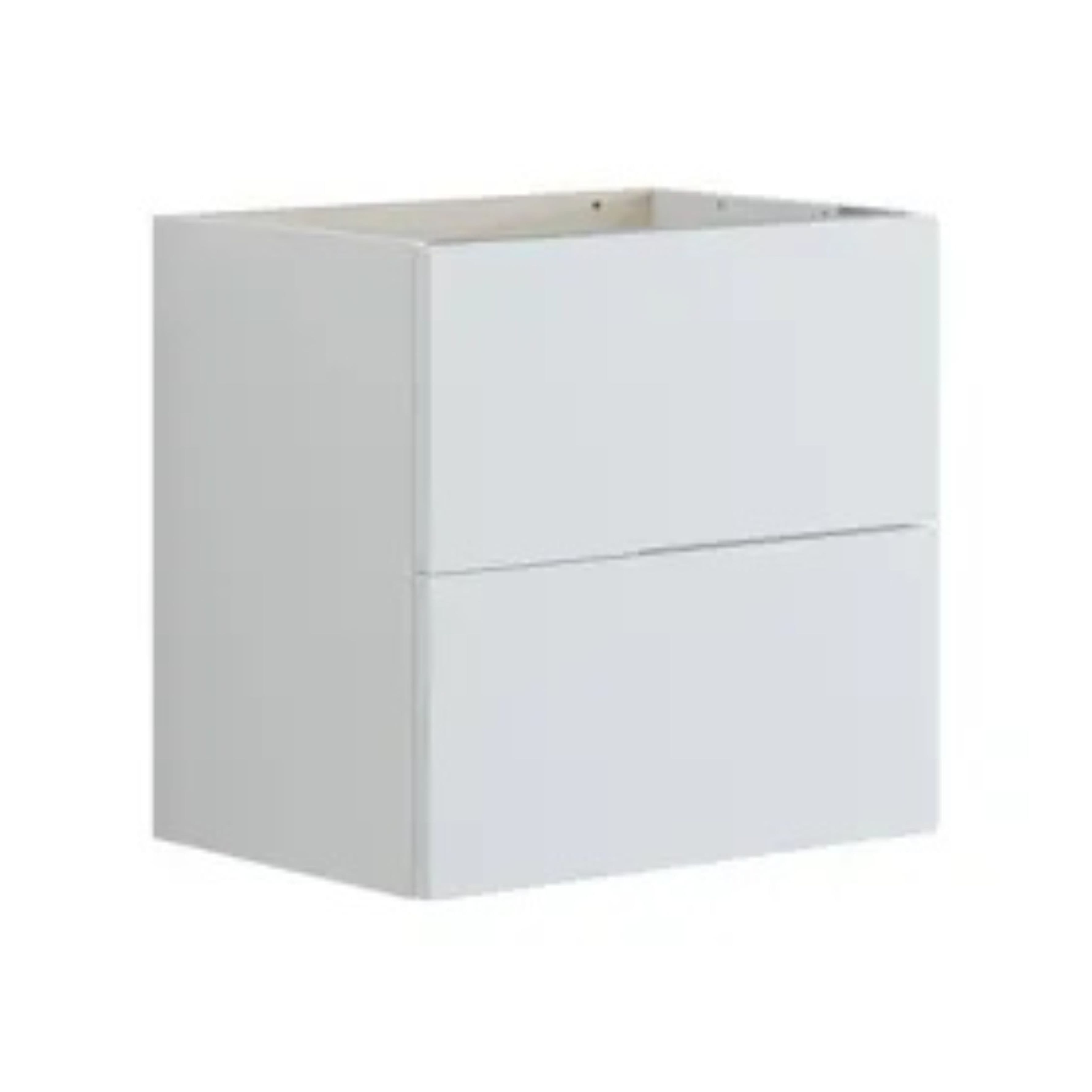 Dansani Inzo Glatt Servantskap Slim 2 Skuff Hvit matt / 50cm Dansani Servantskap DA-U06-1010