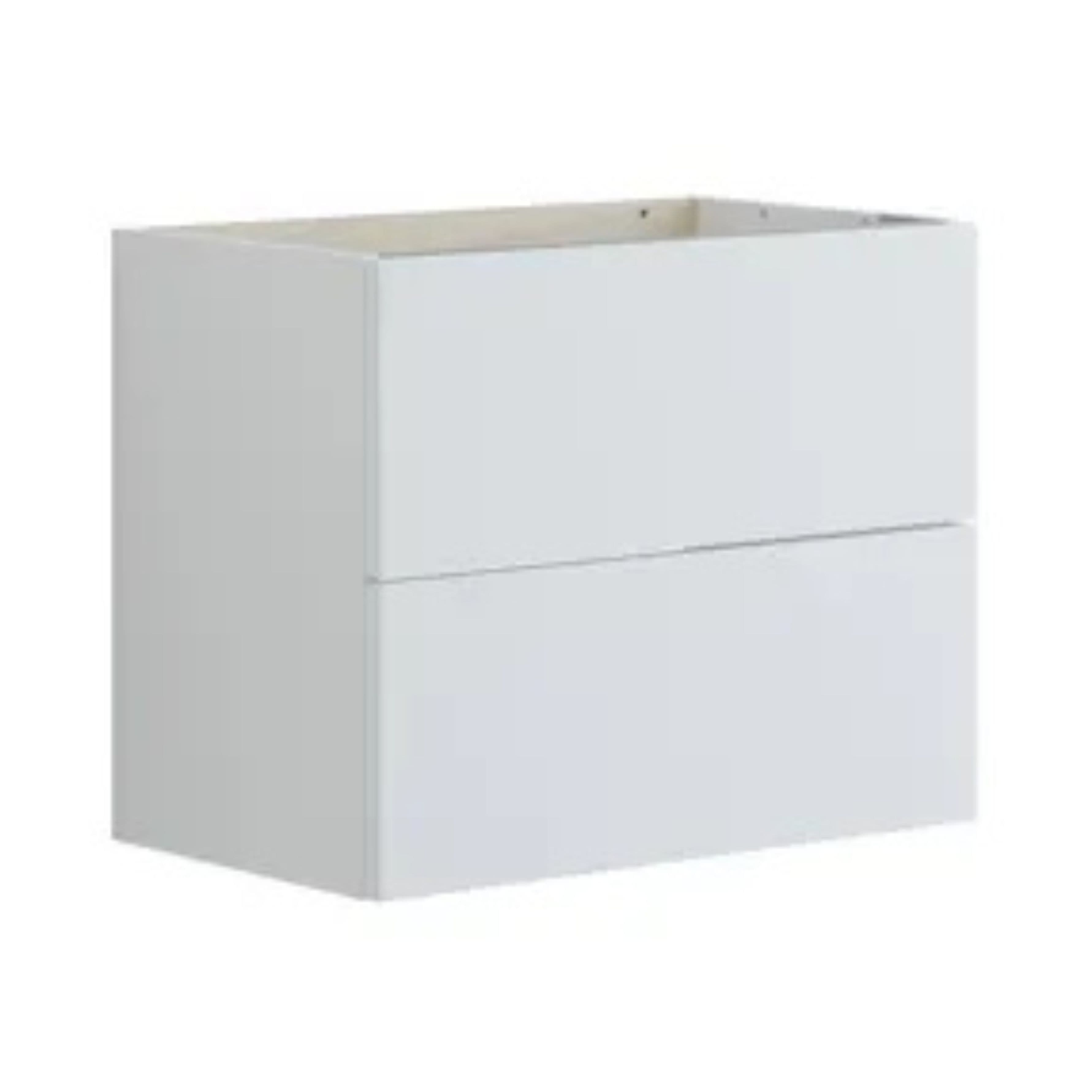 Dansani Inzo Glatt Servantskap Slim 2 Skuff Hvit matt / 60cm Dansani Servantskap DA-U07-1010