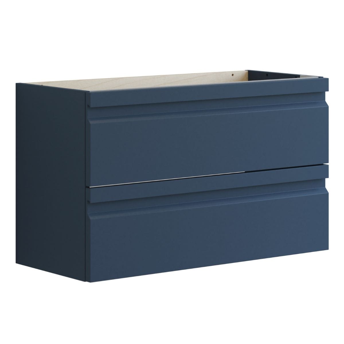 Dansani Inzo Integrert Servantskap Slim 2 skuff Deep blue / 80cm Dansani Servantskap DA-U08-2032