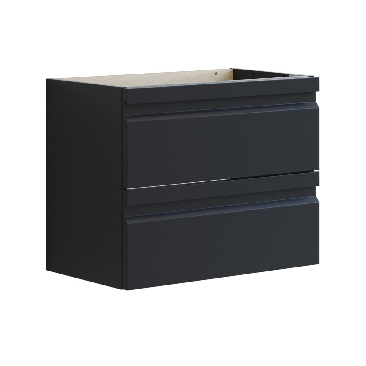 Dansani Inzo Integrert Servantskap Slim 2 skuff Sort gummi / 60cm Dansani Servantskap DA-U07-2037