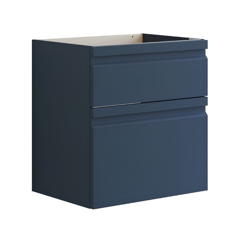 Dansani Inzo Integrert Sideskap 2 skuff Deep blue / 60cm Dansani Sideskap bad DA-U37-2032