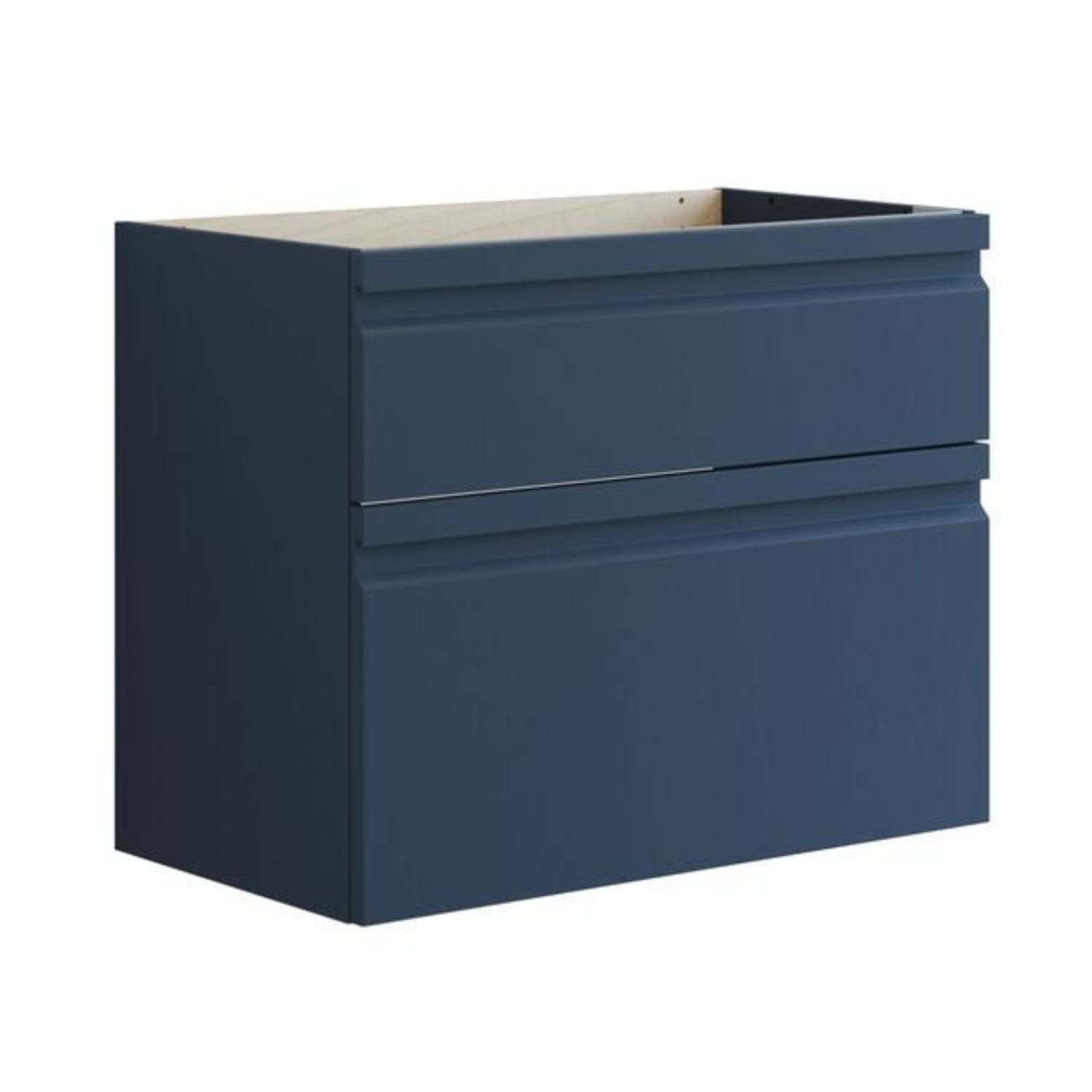 Dansani Inzo Integrert Sideskap 2 skuff Deep blue / 80cm Dansani Sideskap bad DA-U38-2032