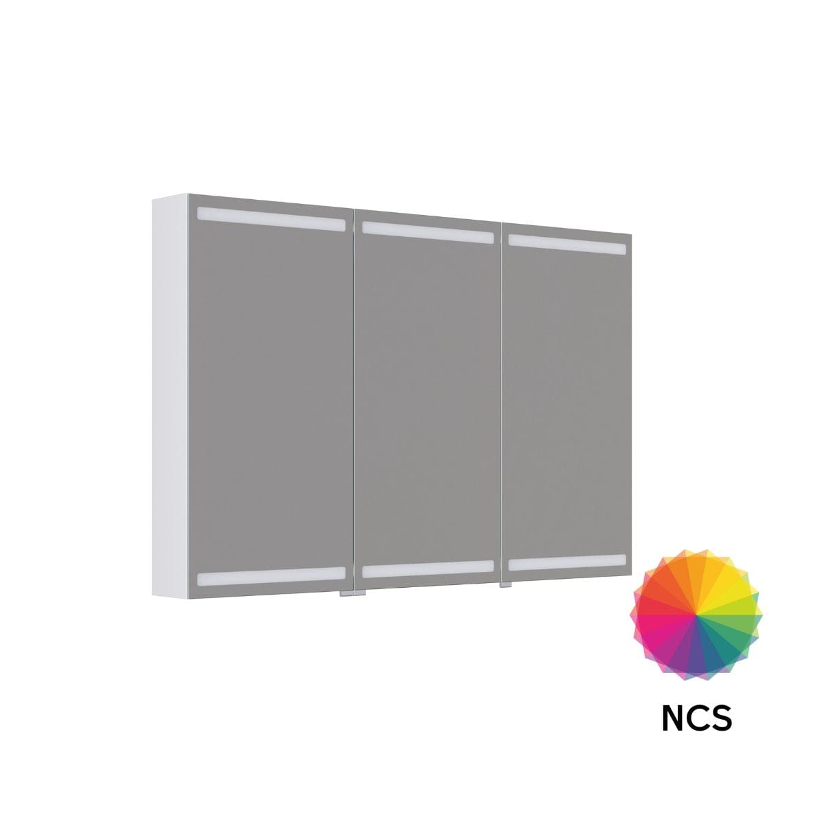 Dansani Inzo Level Speilskap NCS farge / 120 cm 3 dører Dansani Speilskap DA-S873-199