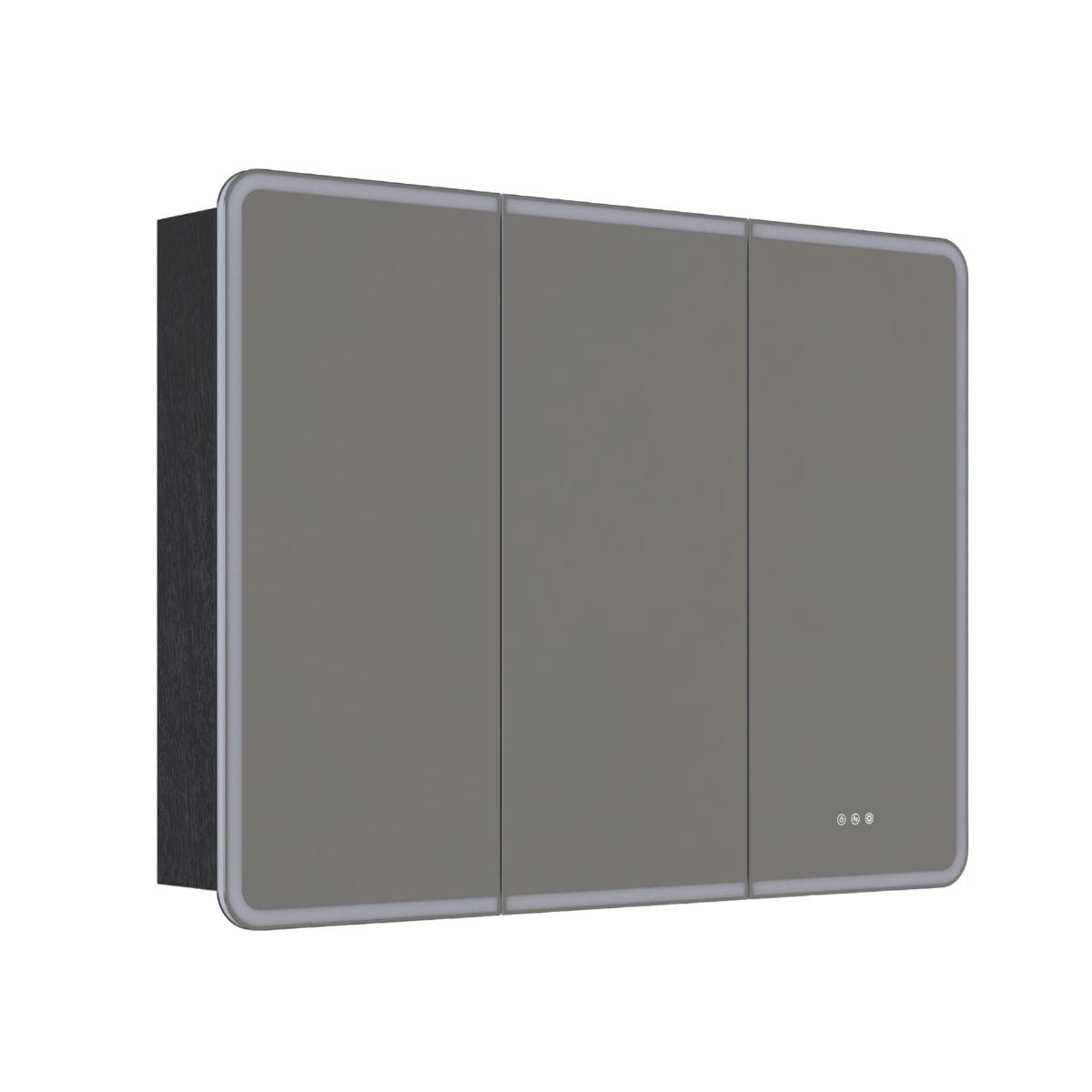 Dansani INZO Radience Speilskap Eik noir / 120cm 3 dører Bad.no Speilskap DA-S863-144