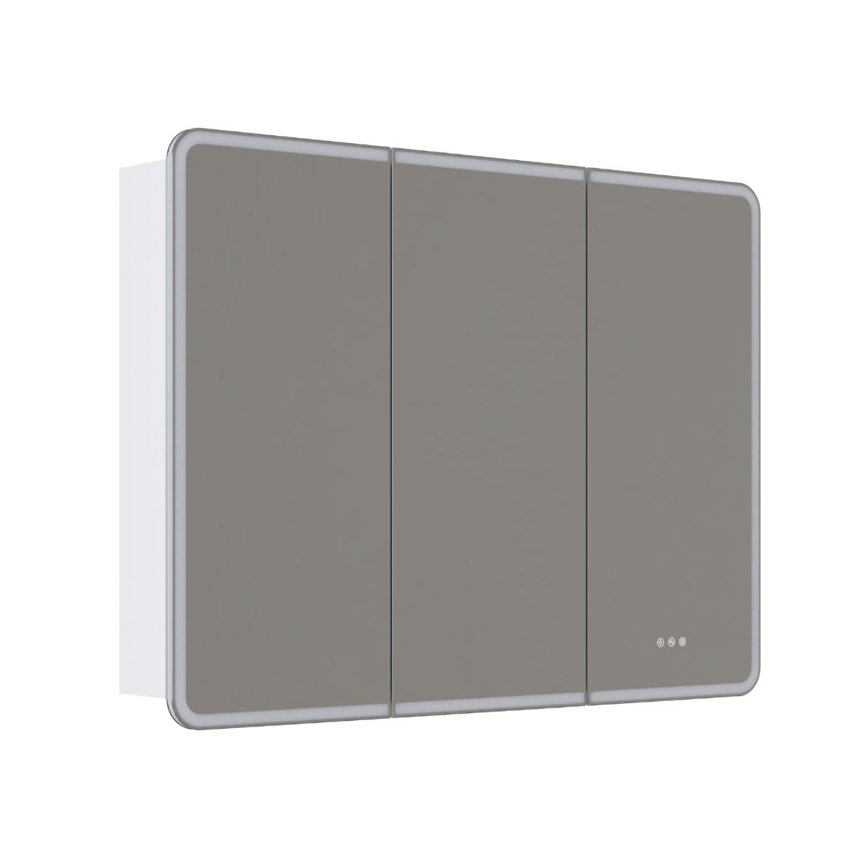 Dansani INZO Radience Speilskap Hvit matt lakk / 120cm 3 dører Bad.no Speilskap DA-S863-171