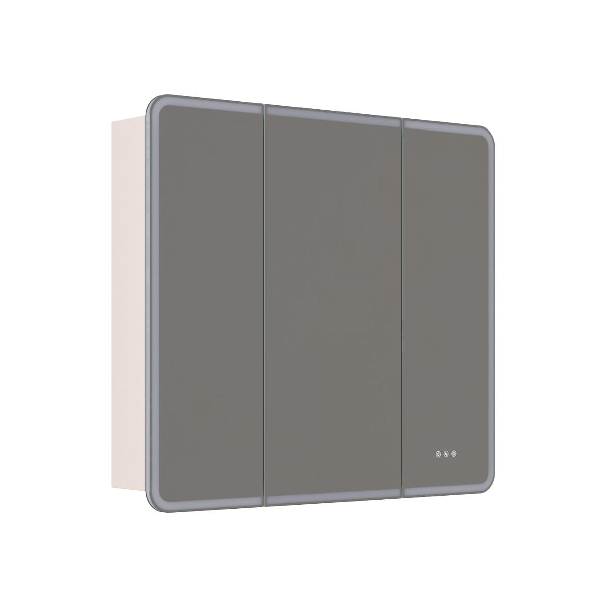 Dansani INZO Radience Speilskap Sand matt / 100cm 3 dører Bad.no Speilskap DA-S861-134