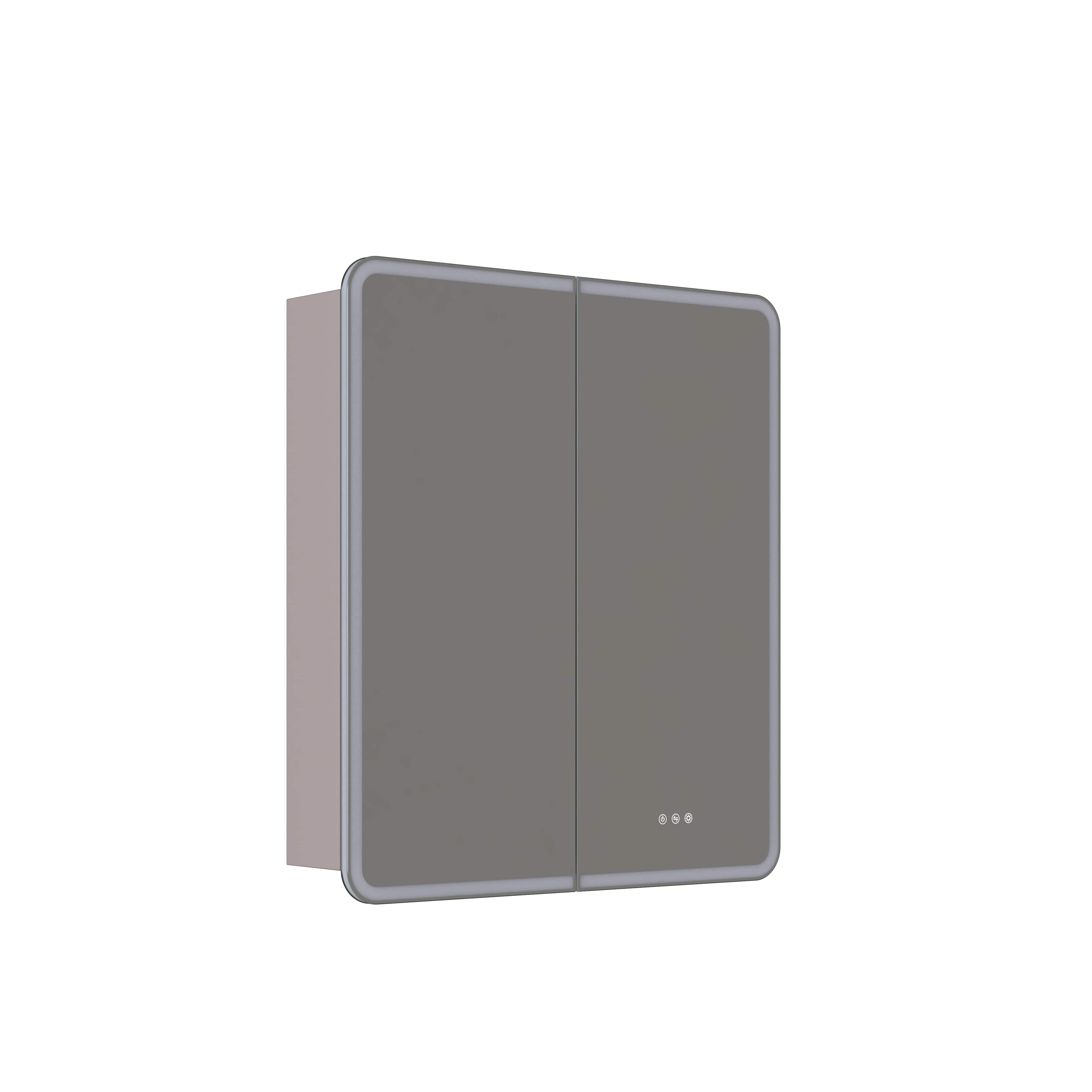 Dansani INZO Radience Speilskap Softstone / 80cm 2 dører Bad.no Speilskap DA-S868-135