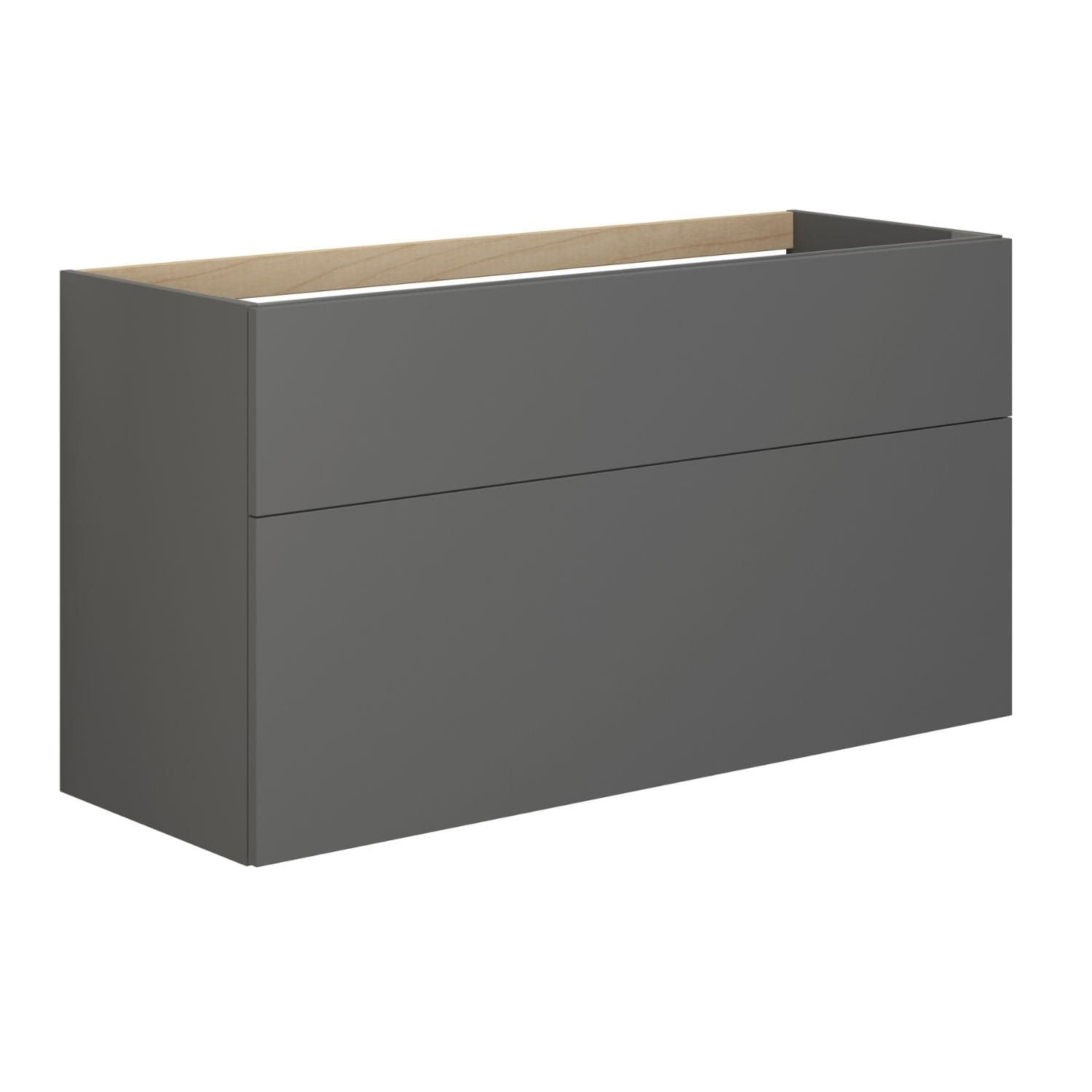 Dansani Inzo Servantskap 2 skuffer B60-120xH64xD44cm - Glatt Grå matt / 120cm dobbel Dansani Servantskap DA-M16-1003
