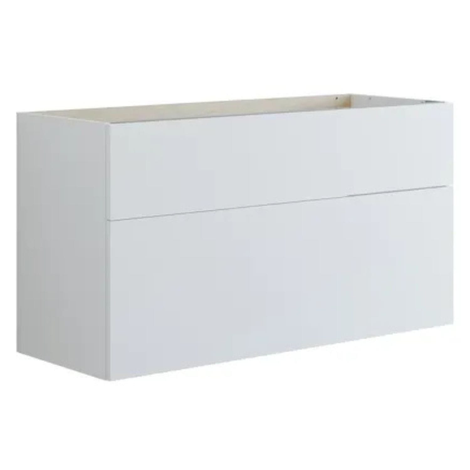 Dansani Inzo Urban Glatt Servantskap 2 skuff ekstra høy underskuff Hvit matt / 120cm Dansani Servantskap DA-U27-1010