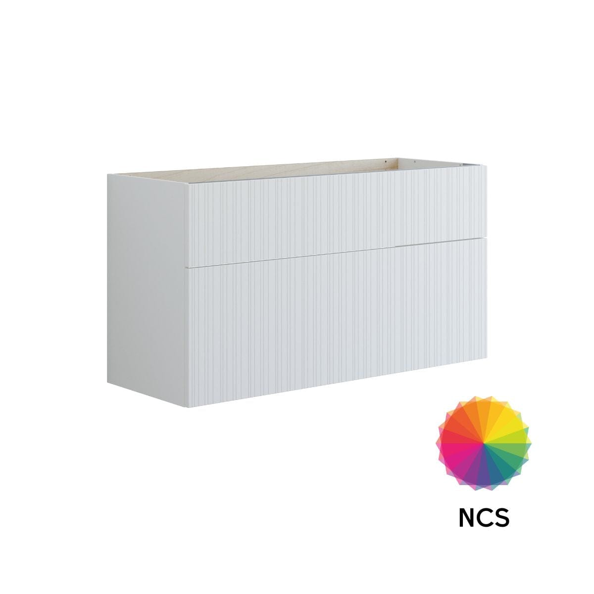 Dansani Inzo Urban Riflet Servantskap 2 skuff B60-120xH64xD44cm NCS farge / 120cm dobbel Dansani Servantskap DA-U28-9099