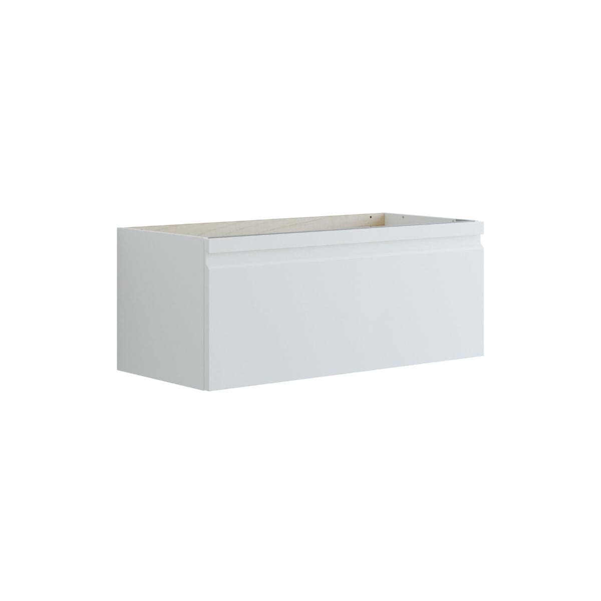 Dansani Inzo Urban Underskap med Integrert Grep 1 skuff B60-120xH40xD44cm Hvit matt lakk / 100cm Dansani Sideskap bad DA-U31-2071
