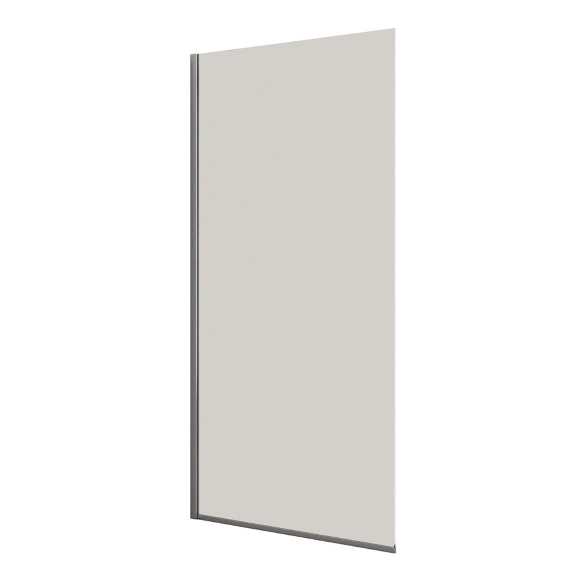 Dansani Match D Fastvegg B70-140xH197,5cm Krom / 120cm / Klart glass Dansani Dusjvegg DA-D121-05