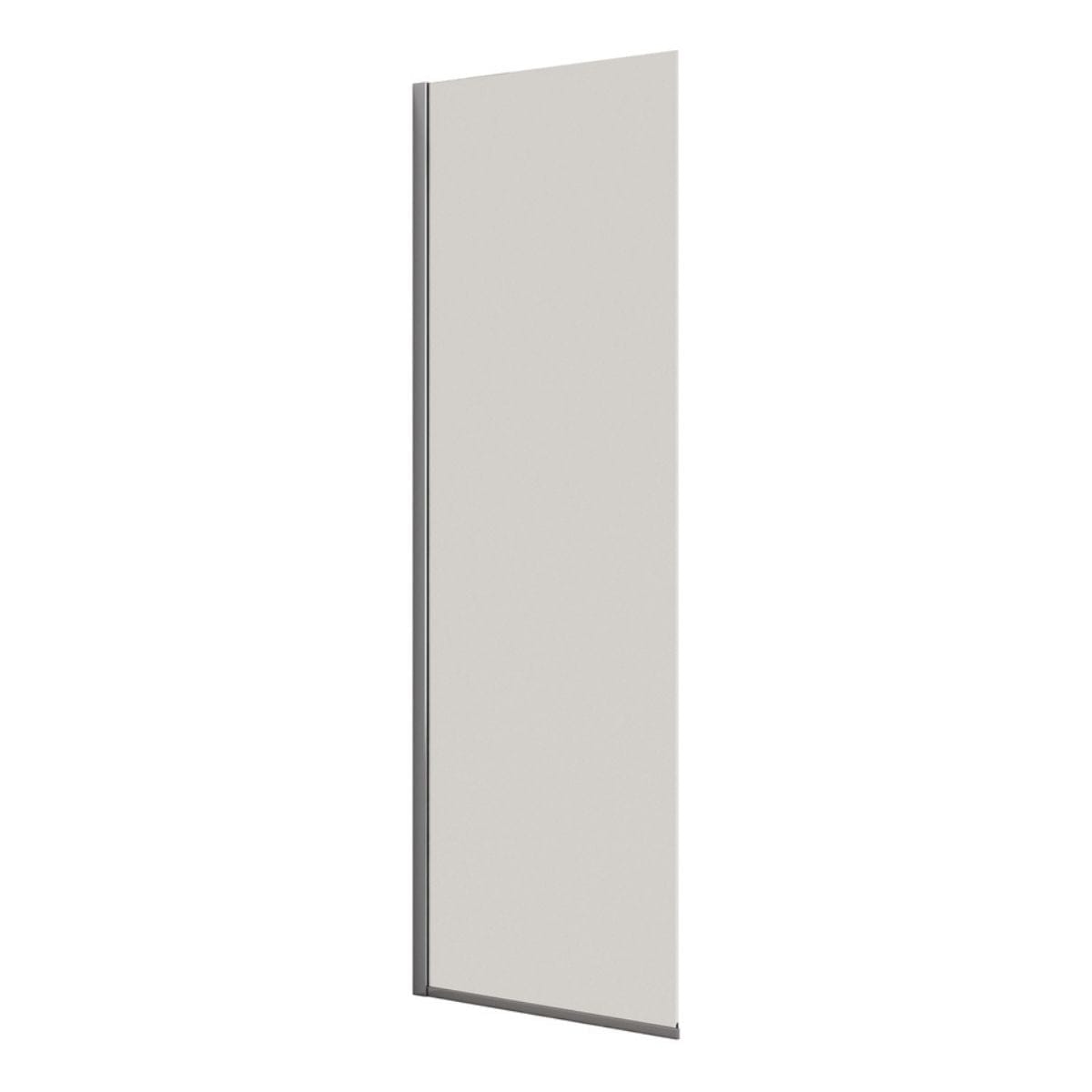 Dansani Match D Fastvegg B70-140xH197,5cm Krom / 80cm / Klart glass Dansani Dusjvegg DA-D81-05