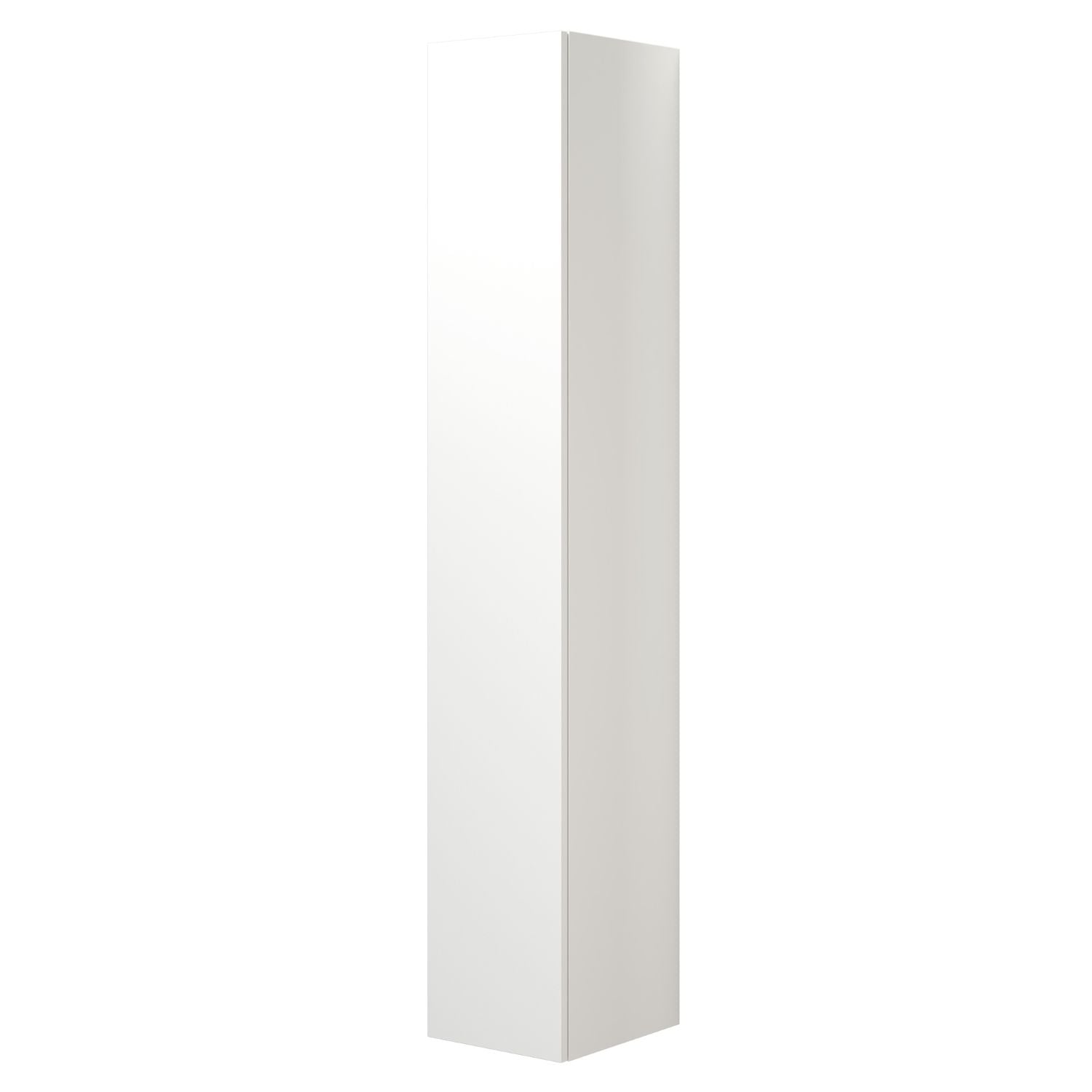 Dansani You Urban Glatt Høyskap Slim 1 dør Hvit matt / 30cm / Venstre hengslet Dansani Høyskap bad DA-V53-1210