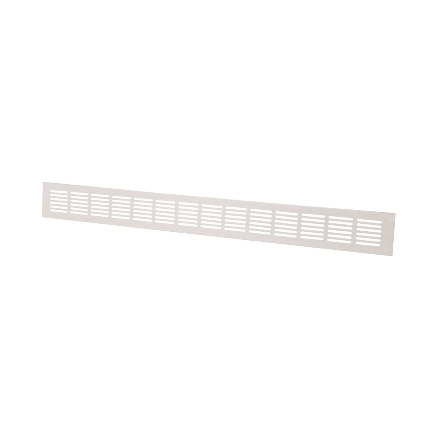 Flexit Metall Overstrømningsrist Hvit / 600x60mm Flexit FL-117139
