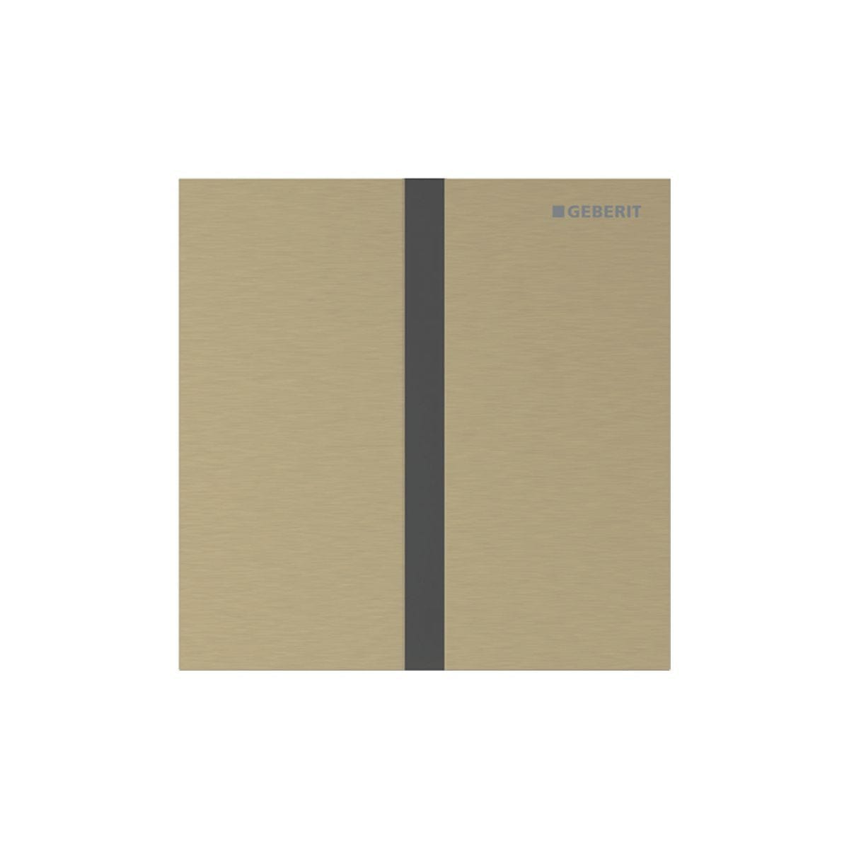 Geberit Sigma 40 Urinalstyring Kvadrat Messing / Nettdrift Geberit Betjeningsplate og trykknapper GRO-1387817