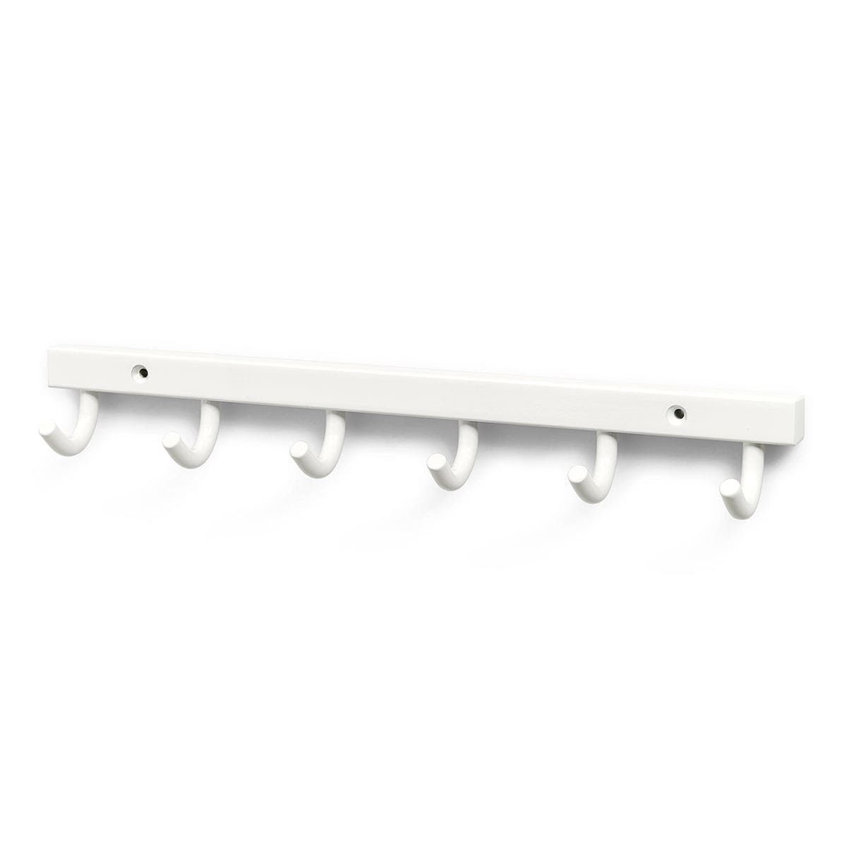 Habo 840-6 Knaggrekke 6-krok Hvit Habo Knagger HA-62830