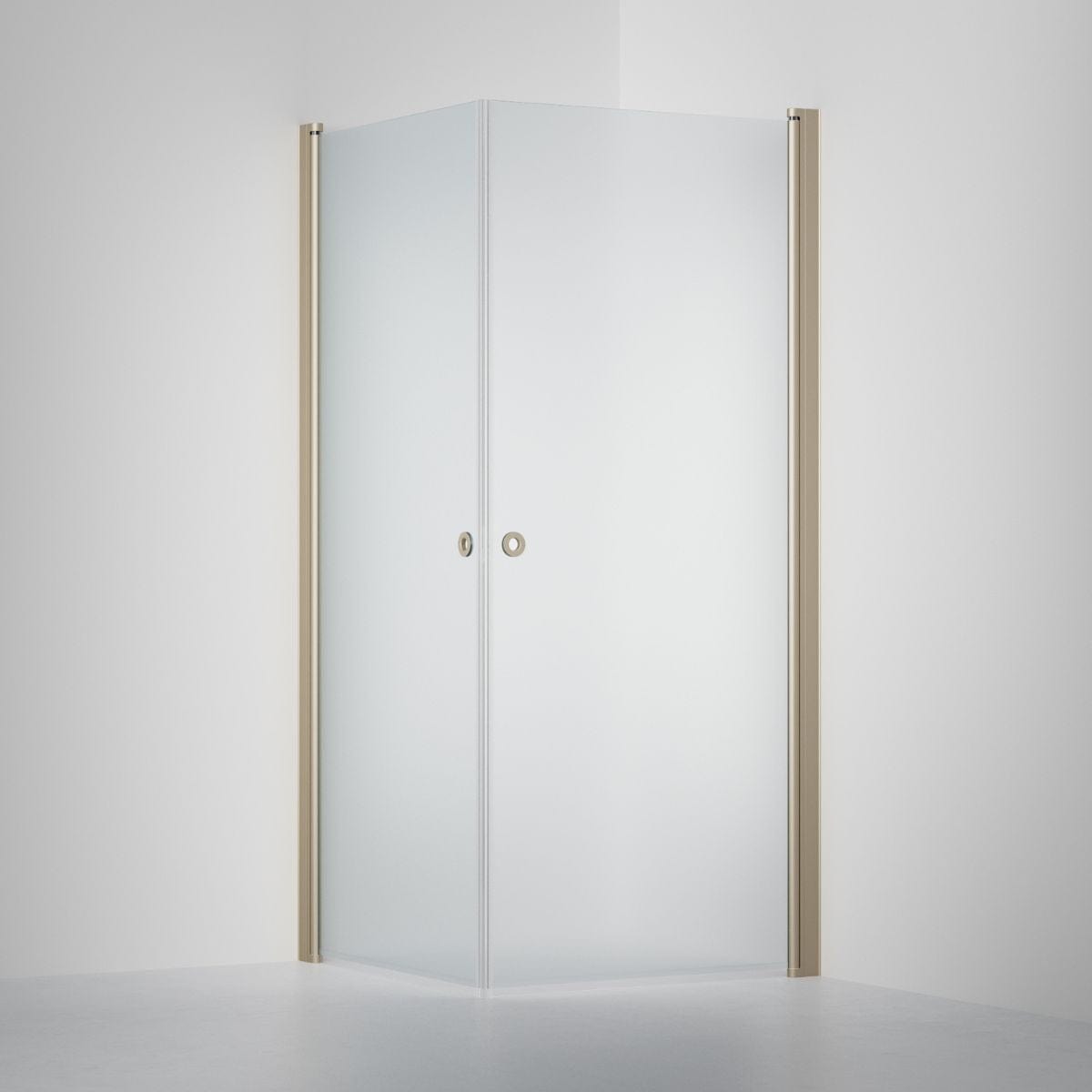 INR Dusjhjørne LINC ANGEL Frostet / Stripe Glass Stone / 70x70cm / Frostet glass INR Iconic Nordic Rooms Dusjhjørne INR-51210477