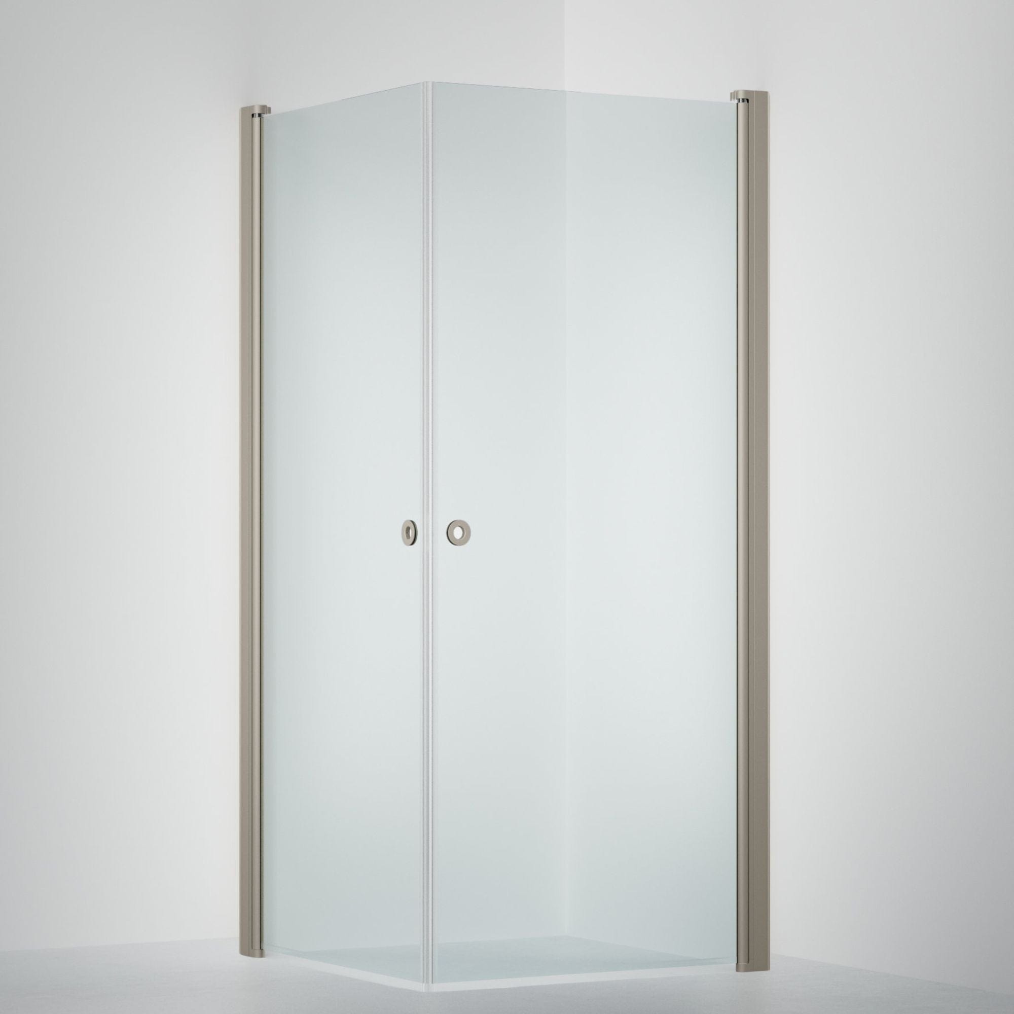 INR Dusjhjørne LINC ANGEL Klart Glass, Timeless Stone / 90x100cm / Klart glass INR Iconic Nordic Rooms Dusjhjørne INR-51202491