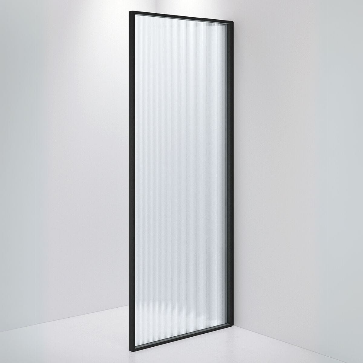 INR Dusjvegg EDGE 20 900 mm / Matt svart / Sway glass INR Iconic Nordic Rooms Dusjvegg INR-220041190