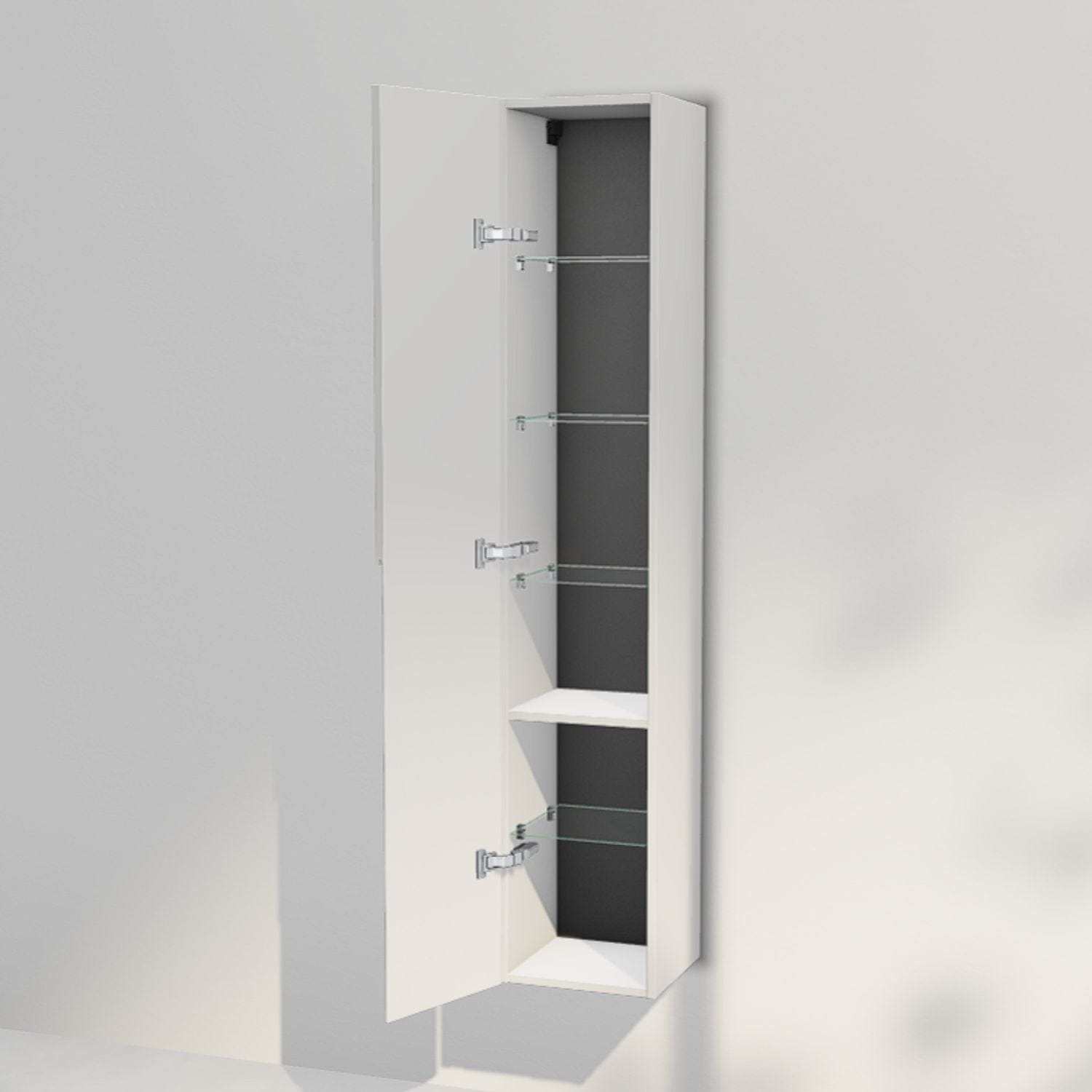 INR Grip 30/30 Høyskap Pure white / 30cm / Venstre INR Iconic Nordic Rooms Høyskap bad INR-395616V