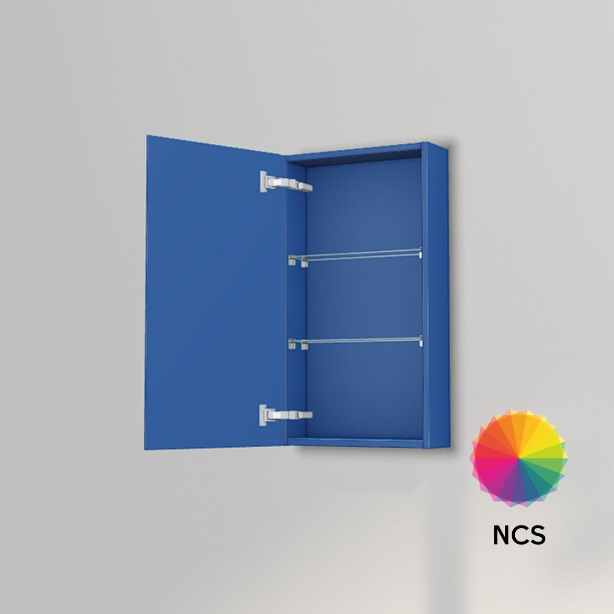 INR Grip 40/15 Veggskap NCS farge / 40cm / Venstre INR Iconic Nordic Rooms Sideskap bad INR-395466V