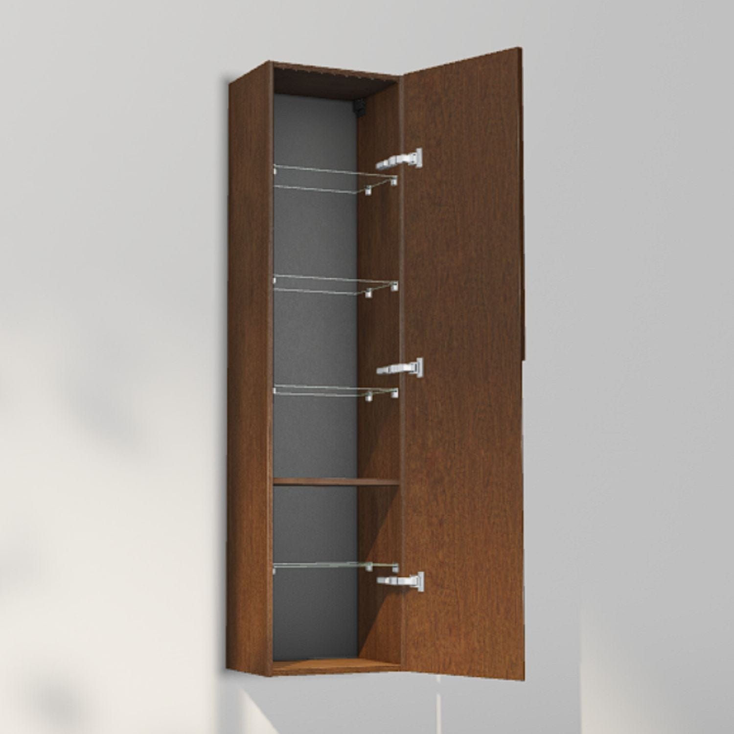 INR Grip 40/30 Høyskap Dark oak / 40cm / Høyre INR Iconic Nordic Rooms Høyskap bad INR-395738H